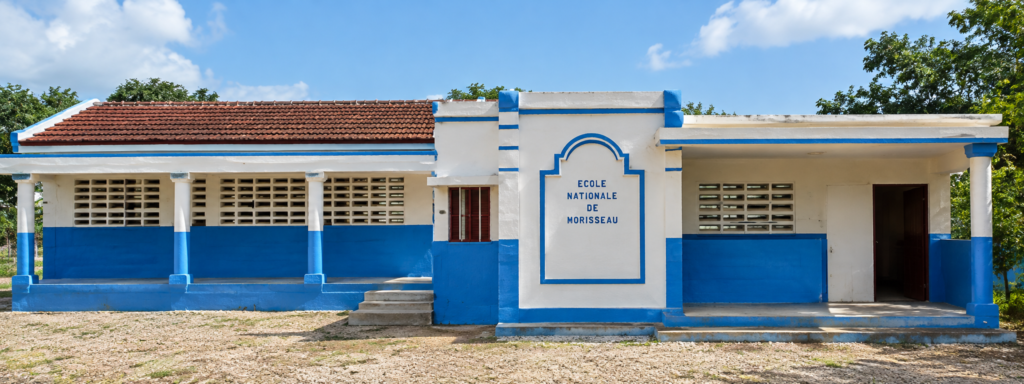 Front façade of the Morisseau National School